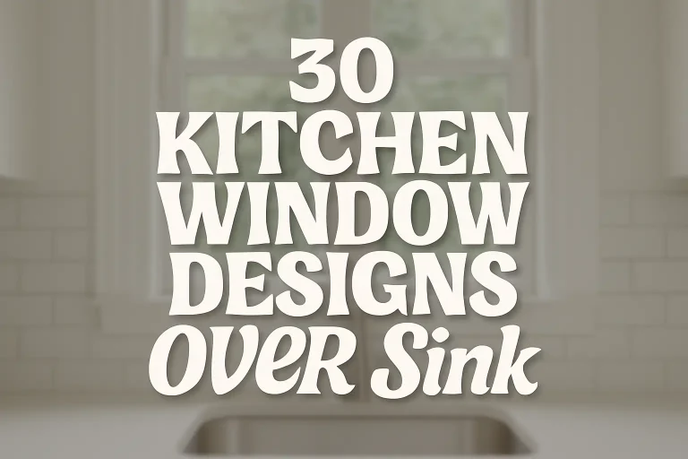 Kitchen Window Designs Over the Sink